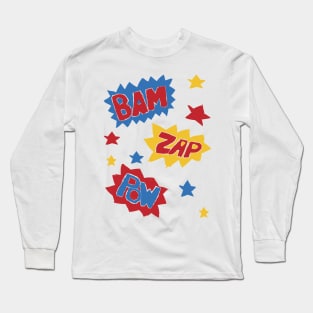 Bam Zap Pow Long Sleeve T-Shirt